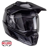 HELMET ADVENTURE 8.5 V25 STEALTH LARGE (59-60CM)